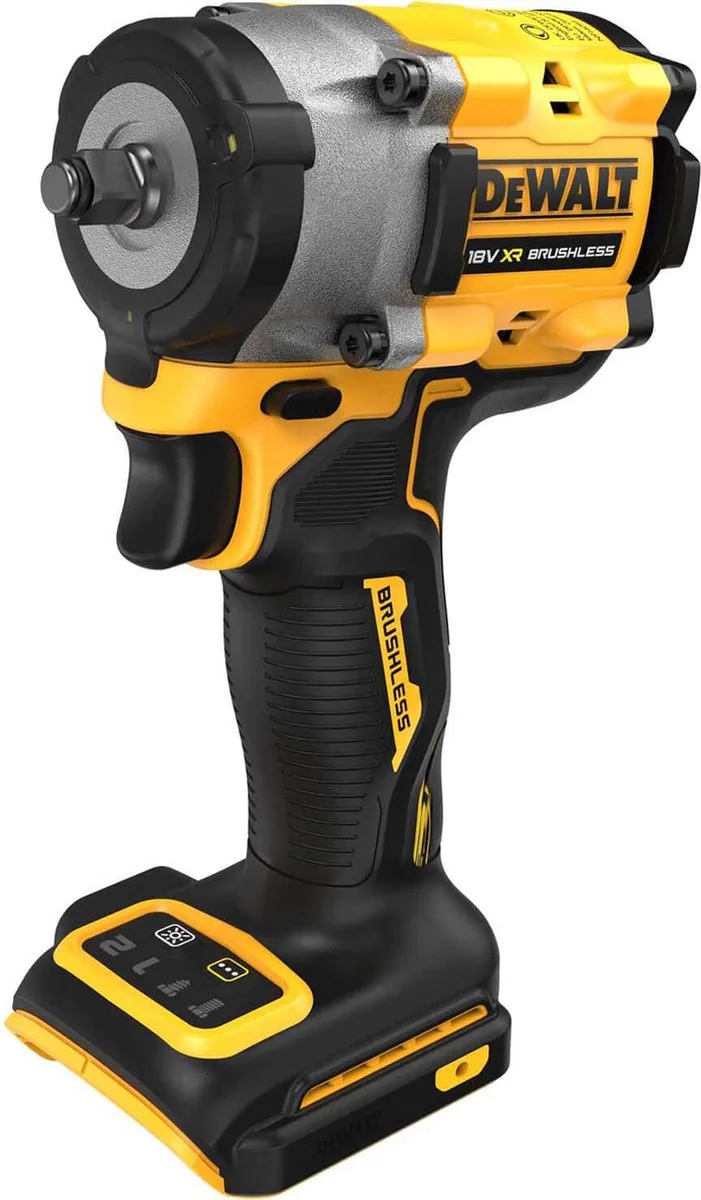 DCF923N Compacte accu slagmoersleutel 406Nm 3/8 frictiering 18V XR Basic Body von DEWALT – Produktbild