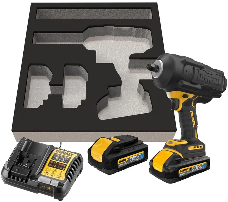 DCF961H2G Accu slagmoersleutel 1626Nm 1/2 frctiering 18V POWERSTACK 5.0Ah von DEWALT – Produktbild
