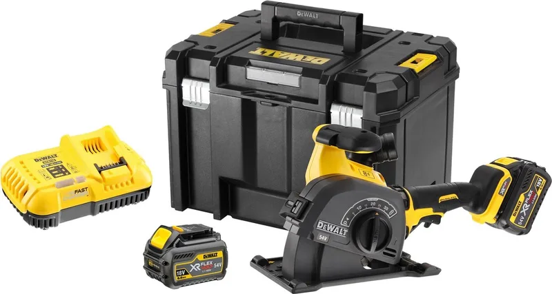 DCG200T2 Accu Sleuvenfrees 54V XR FlexVolt 6.0Ah in TSTAK fra DEWALT, Gul – produktbillede