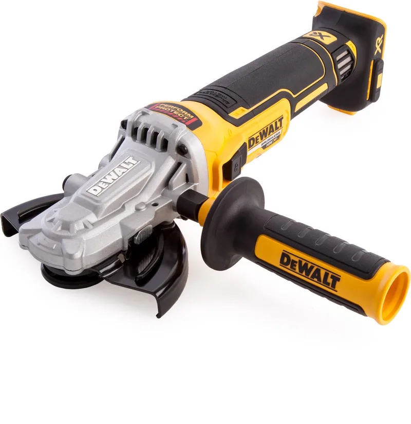 DCG405FN 18V Li-Ion Accu haakse slijper body - 125mm - koolborstelloos fra DEWALT – produktbillede
