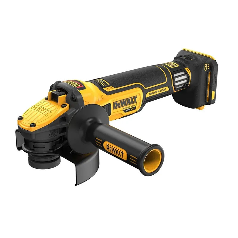 DCG409VSNT Accu haakse slijper 125mm 18V XR FlexVolt Advantage Basic Body in TSTAK by DEWALT – product image 2 of 2