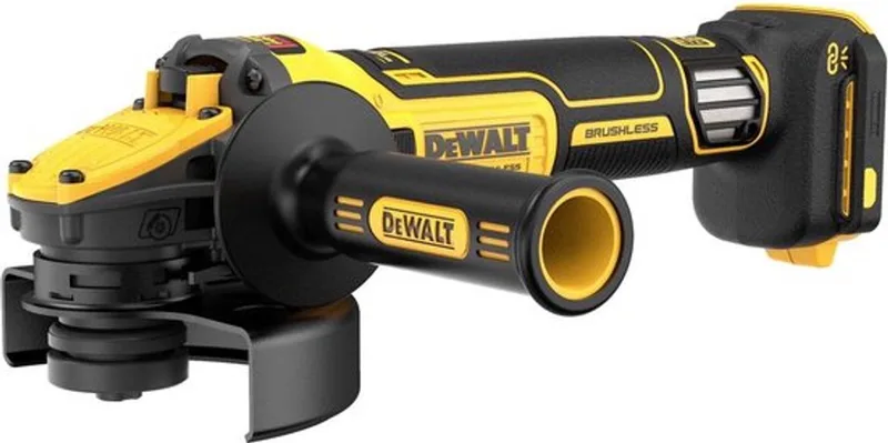 DCG409VSNT Accu haakse slijper 125mm 18V XR FlexVolt Advantage Basic Body in TSTAK by DEWALT – product image 1 of 2