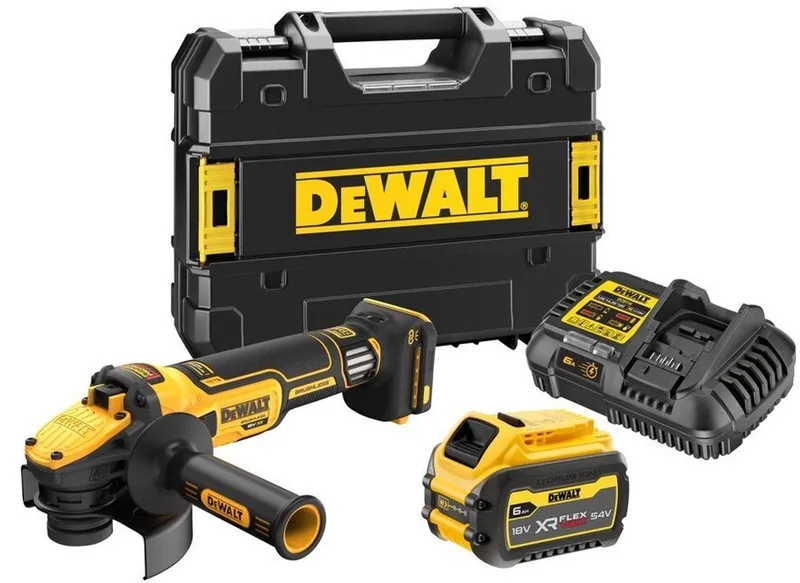 DCG409VST1 Accu haakse slijper 125mm 18V XR FlexVolt Advantage 6.0Ah in TSTAK de DEWALT – image du produit