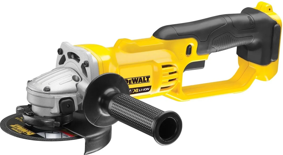 DCG412N 18V Li-ion accu haakse slijper - losse body, zonder accu en lader fra DEWALT – produktbillede