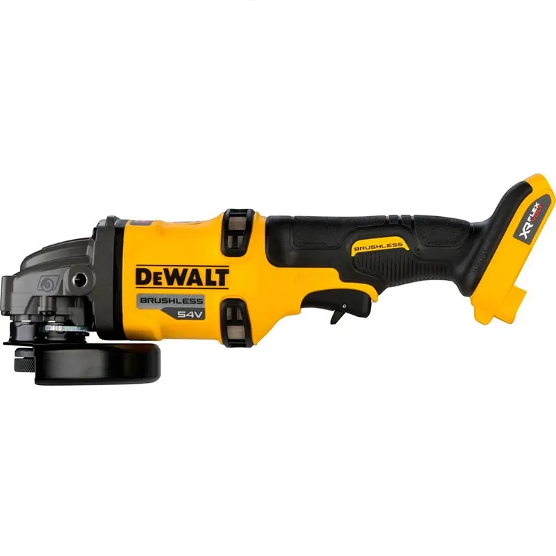 DCG418NT Accu Haakse Slijper 125mm 54V XR FlexVolt Basic Body in TSTAK van DEWALT – productafbeelding 2 van 3