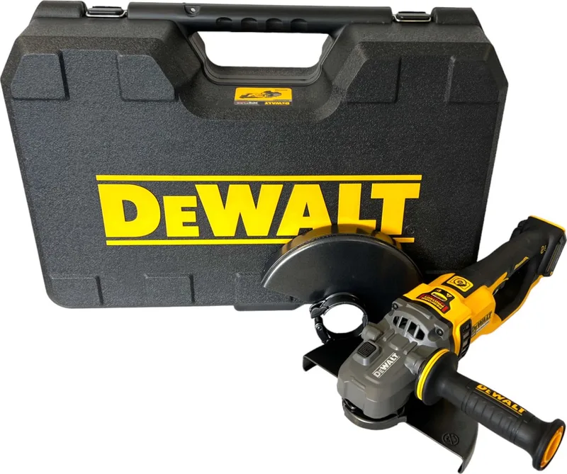 Akku-Winkelschleifer 54 V 230mm im Koffer von DEWALT – Produktbild