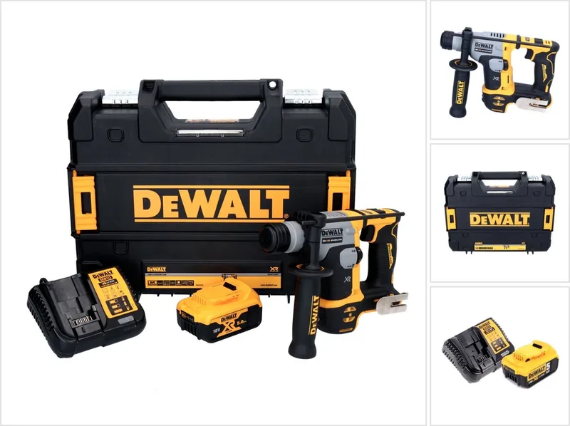 DCH 172 P1 accuklopboormachine 18 V 16 mm 1,4 Joule SDS plus Brushless + 1x oplaadbare accu 5,0 Ah + lader + TSTAK von DEWALT – Produktbild
