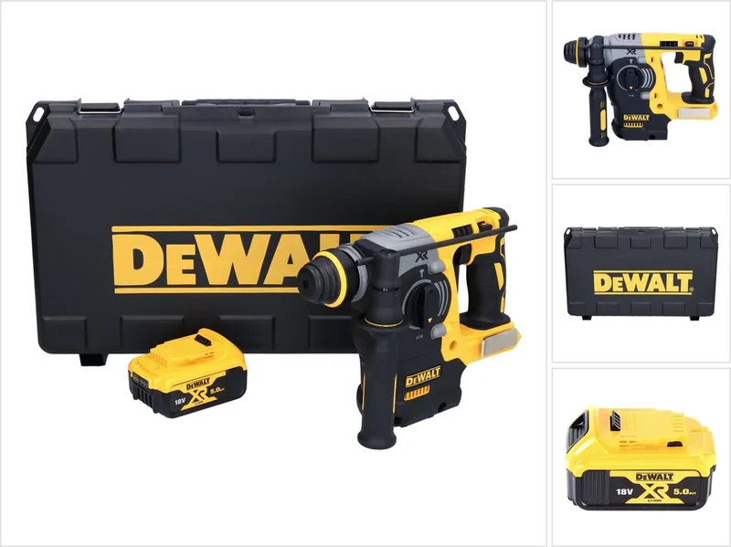 DCH 273 NT accu combihamer 18 V 2,1 J SDS Plus Brushless + 1x accu 5,0 Ah + koffer - zonder oplader de DEWALT – image du produit