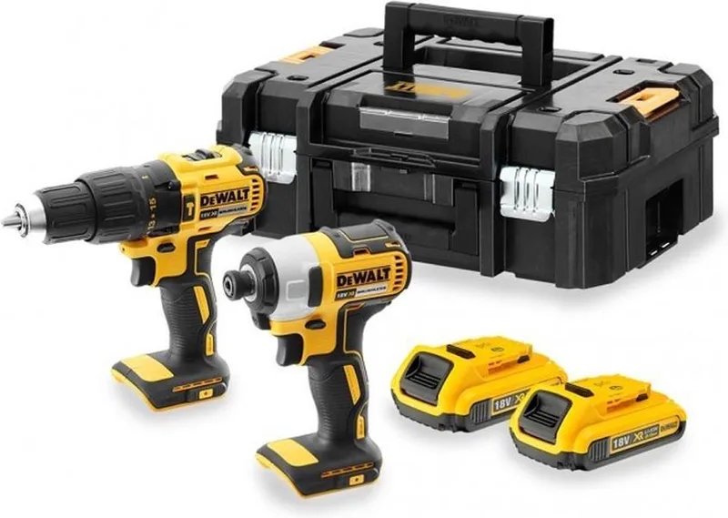 DCK2060D2T 18V Li-Ion accu combiset (2x 2,0Ah accu) in TSTAK de DEWALT – image du produit