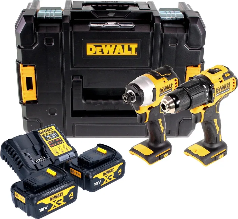 DCK2062M2T Accu combiset 2-delig (DCD709 + DCF809) 18V XR 4.0Ah in TSTAK de DEWALT – image du produit 1 sur 6