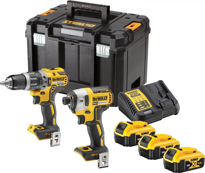 DCK266P3T Accu combiset 2-delig (DCD796 + DCF887) 18V XR (3x) 5.0Ah in TSTAK von DEWALT – Produktbild