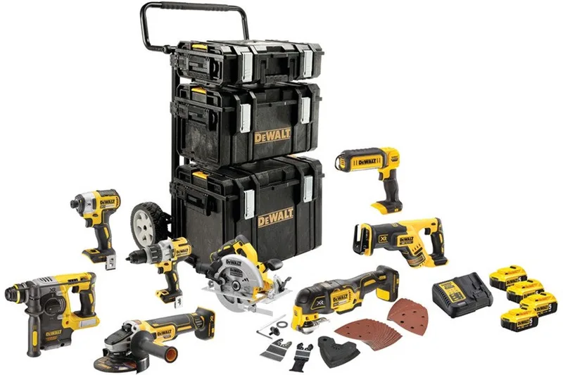 DCK853P4 Accu Combiset 18V 5.0Ah XR Li-ion in ToughSystem by DEWALT – product image