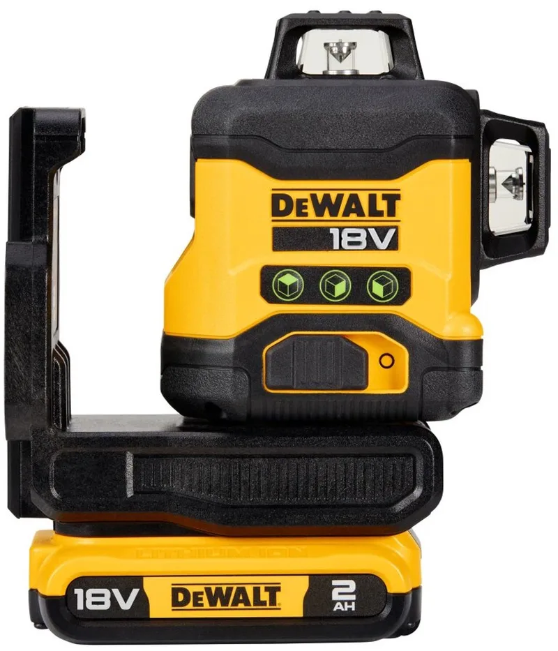 DCLE34031D1 3x360° Compacte kruislijnlaser groen 18V XR 2.0Ah in koffer van DEWALT – productafbeelding
