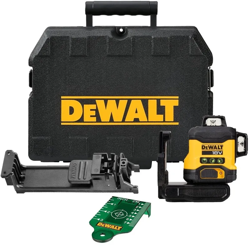 DCLE34031N 3x360° Compacte kruislijnlaser groen 18V XR Basic Body in koffer by DEWALT – product image