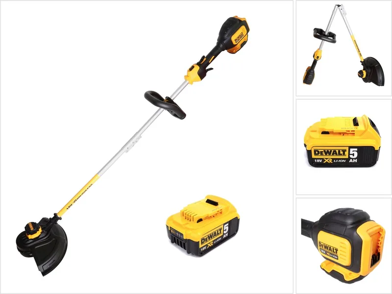 DCM 561 PBS Accu grastrimmer 18V Brushless + 1x accu 5,0Ah - zonder lader de DEWALT – image du produit