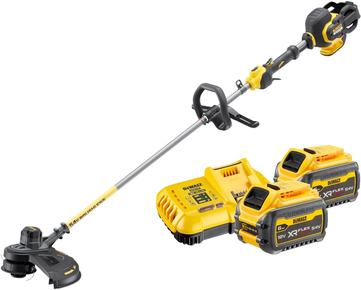 DCM 571 T2 accu-bosmaaier 54 V FlexVolt 38 cm borstelloos + 2x accu 6,0 Ah + oplader de DEWALT – image du produit