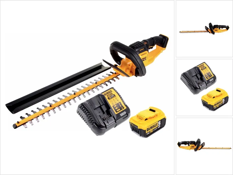 DCM563P1 18V Li-Ion accu Heggenschaar set (1x 5,0Ah accu) de DEWALT – image du produit