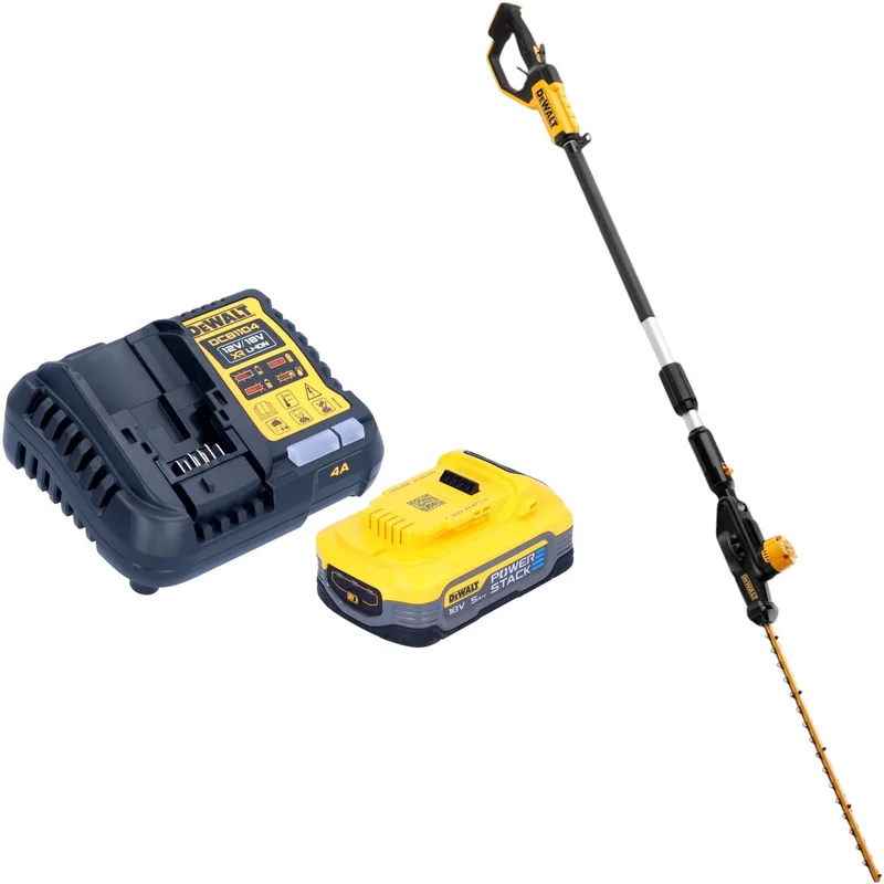 DCMPH 566 H1 accu-heggenschaar 18 V 55 cm + 1x Powerstack-accu 5,0 Ah + oplader de DEWALT – image du produit