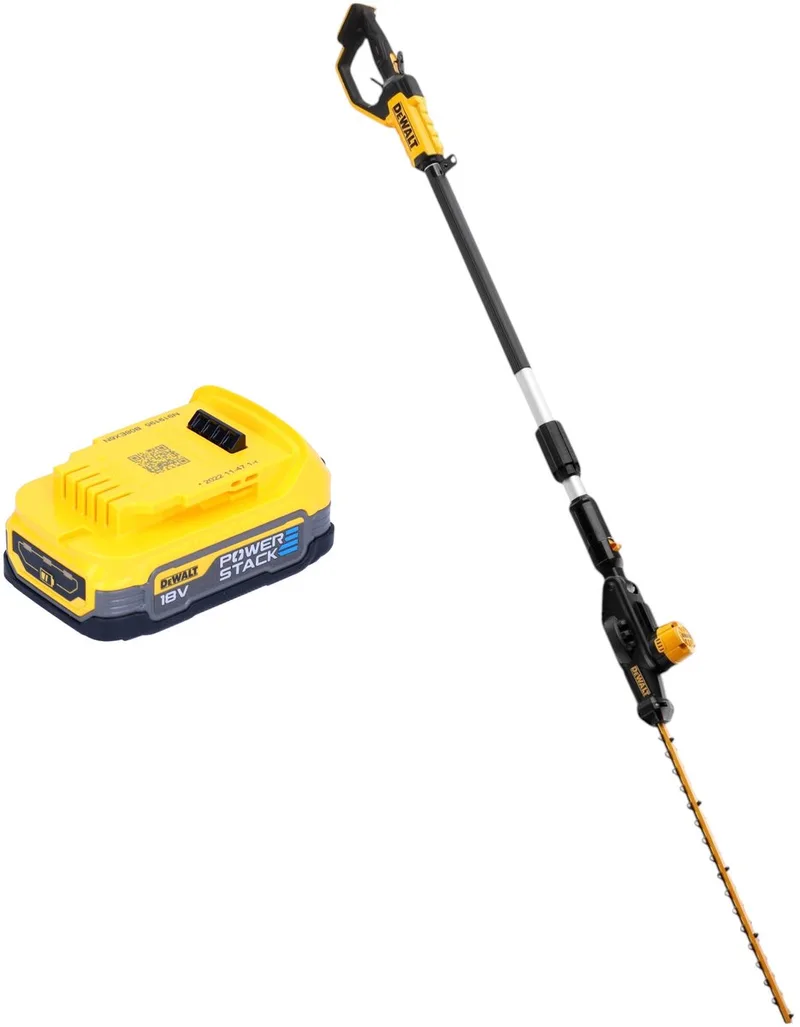 DCMPH 566 N accu heggenschaar 18 V 55 cm + 1x Powerstack accu 1.7 Ah - zonder oplader by DEWALT – product image