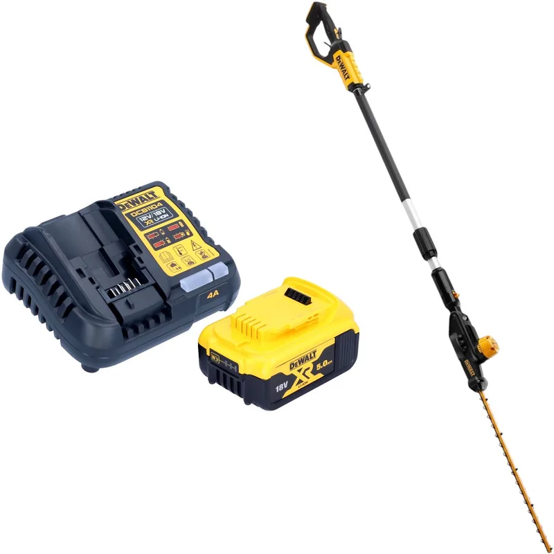 DCMPH 566 P1 accu heggenschaar 18 V 55 cm + 1x accu 5.0 Ah + lader de DEWALT – image du produit