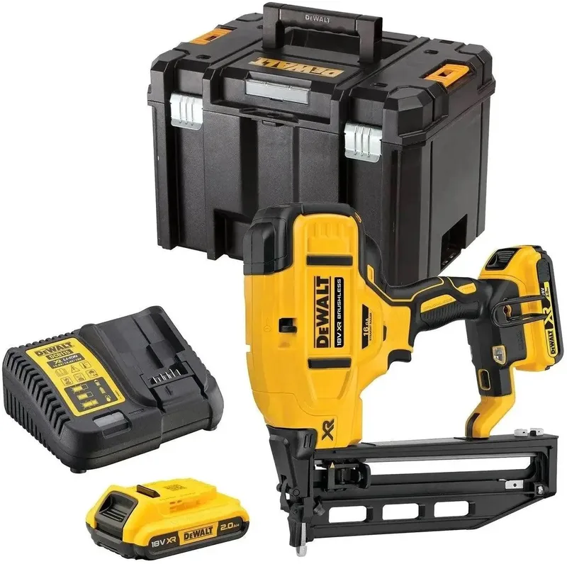 DCN662D2 Accu afwerktacker 16Ga 18V XR 2.0Ah in TSTAK by DEWALT – product image