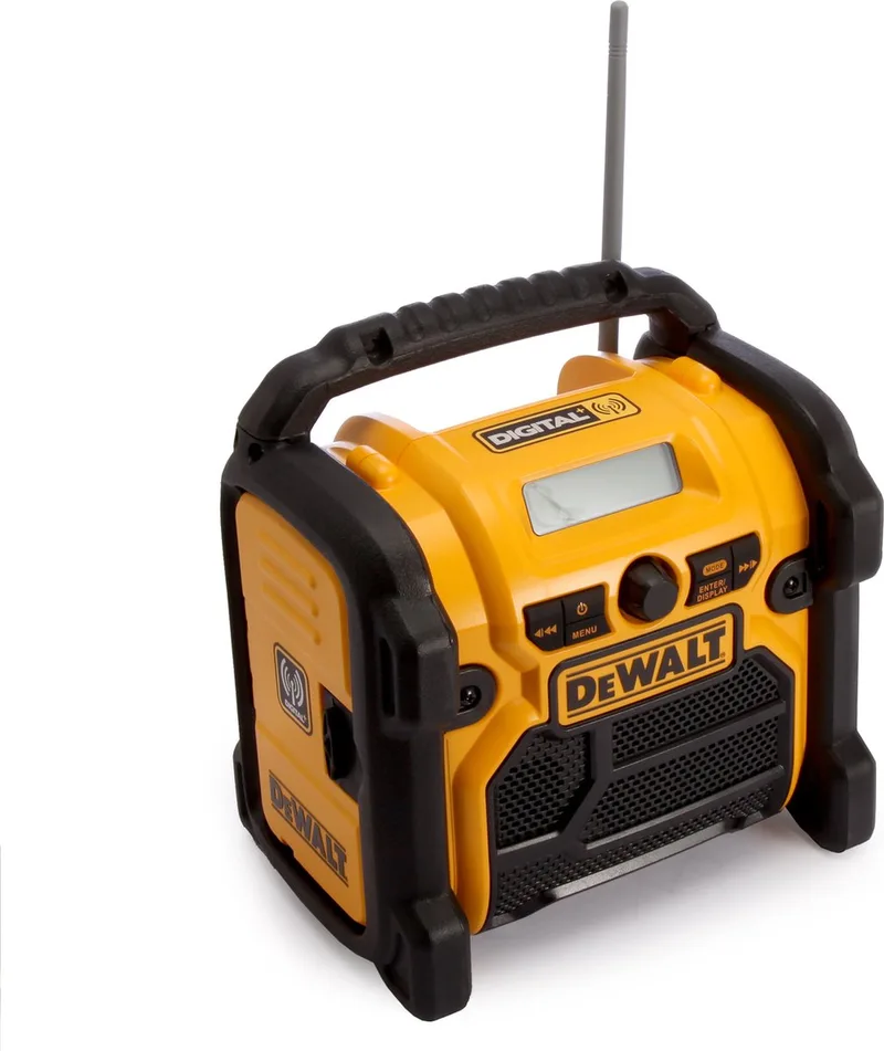 Radio Portable Dcr020-qw Dab+ de DEWALT, Noir, Jaune – image du produit