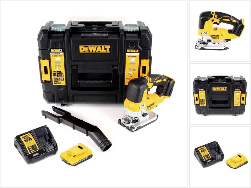 DCS 334 D1 accu pendelzaag 18V borstelloos + 1x accu 2,0Ah + oplader + TSTAK by DEWALT – product image