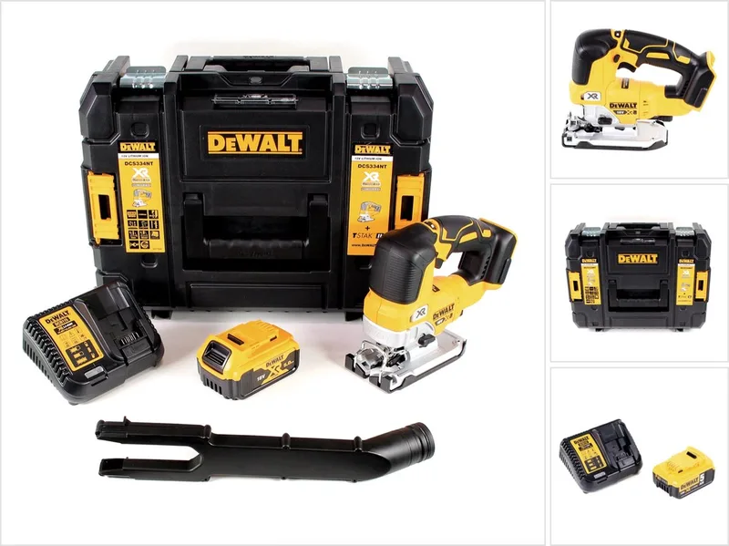 DCS 334 P1 accu pendelzaag 18V borstelloos + 1x accu 5,0Ah + oplader + TSTAK de DEWALT – image du produit