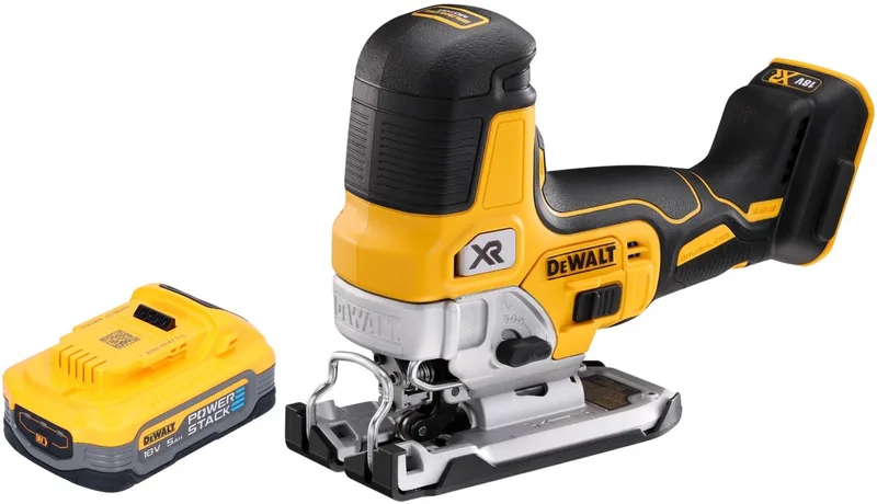 DCS 335 N accu-decoupeerzaag 18 V 135 mm borstelloos + 1x Powerstack accu 5,0 Ah - zonder oplader by DEWALT – product image