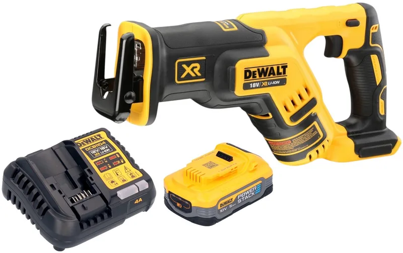 DCS 367 H1 accu-reciprozaag 18 V borstelloos + 1x Powerstack accu 5.0 Ah + lader by DEWALT – product image