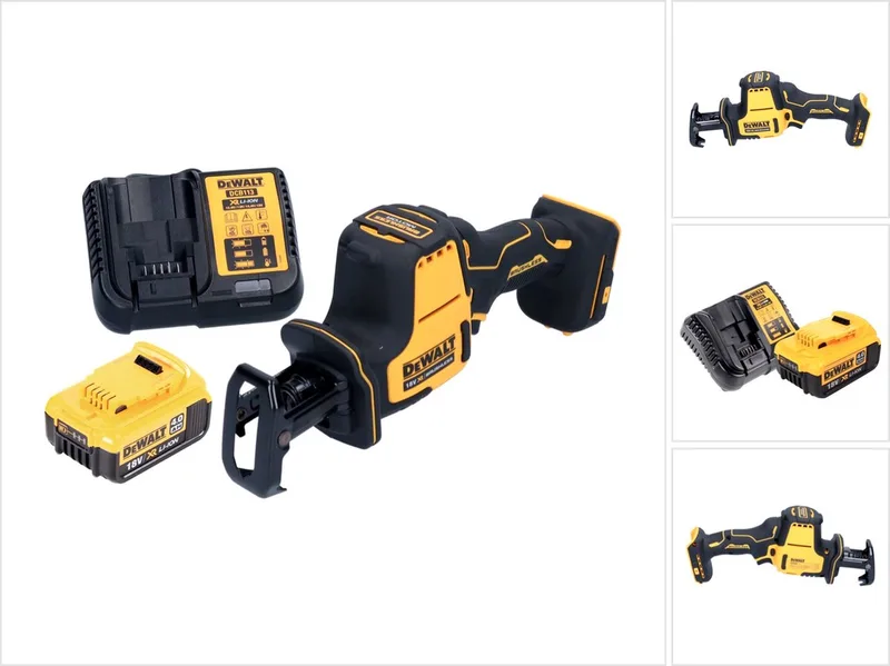 DCS 369 M1 accu reciprozaag 18 V borstelloos + 1x accu 4,0 Ah + oplader de DEWALT – image du produit