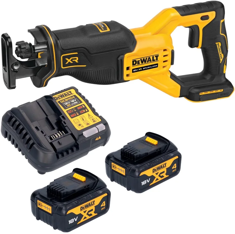 DCS 382 M2 accu reciprozaag sabelszaag 18 V borstelloos + 2x accu 4,0 Ah + oplader de DEWALT – image du produit