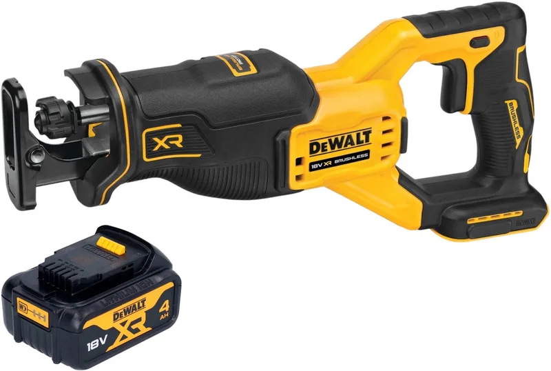 DCS 382 N accu reciprozaag sabelszaag 18 V borstelloos + 1x accu 4,0 Ah - zonder oplader von DEWALT – Produktbild