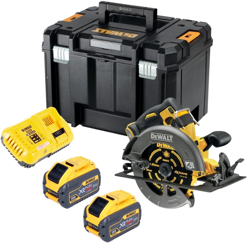 DCS 578 NT Accucirkelzaag 54V XR FlexVolt 190 mm borstelloos + zaagblad + TSTAK - zonder accu, zonder oplader de DEWALT – image du produit