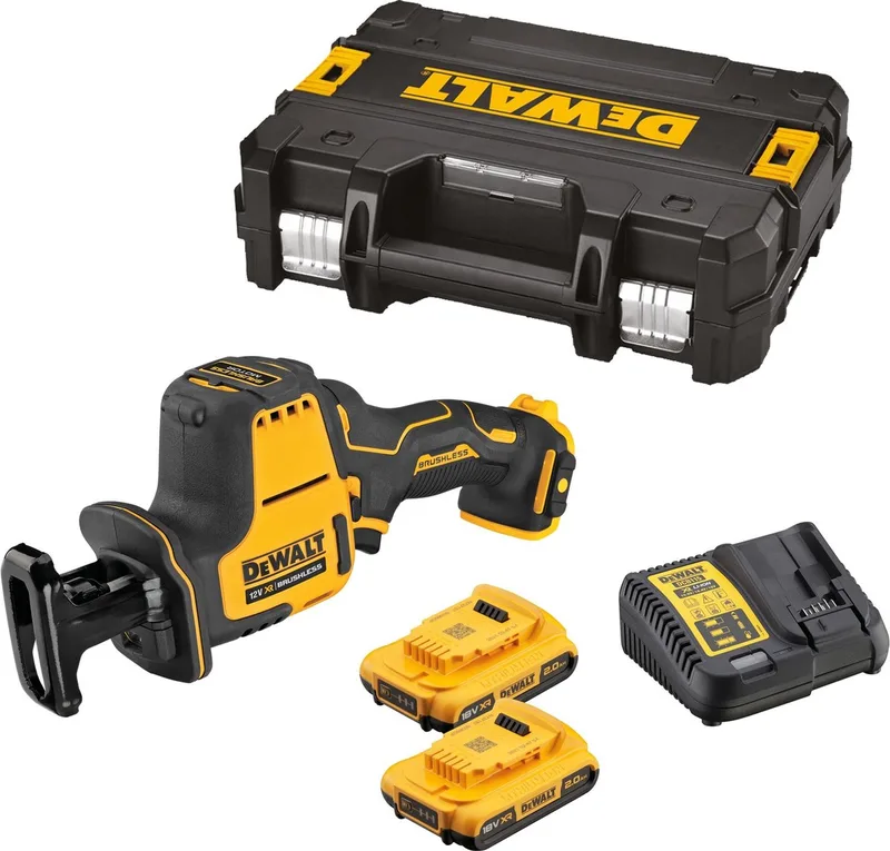 DCS312D2 Compacte accu reciprozaag 12V XR 2.0Ah in TSTAK by DEWALT – product image