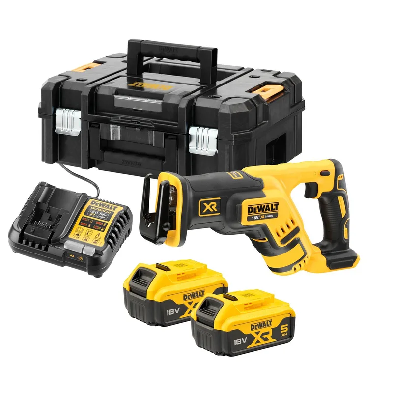 DCS367P2 Accu reciprozaag 18V XR 5.0Ah in TSTAK fra DEWALT – produktbillede