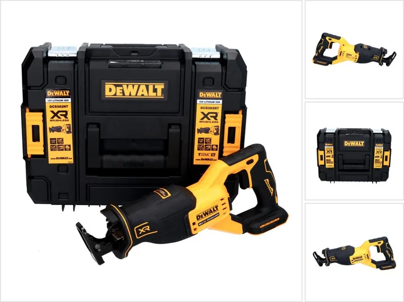 DCS382NT | Borstelloze Reciprozaag | 18V XR | Excl. accu en lader in T-Stak koffer van DEWALT – productafbeelding