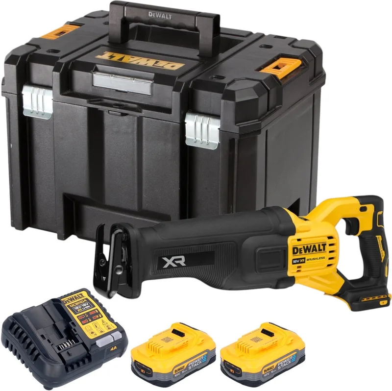 DCS386H2T Accu Reciprozaag Brushless 18V POWERSTACK 5.0Ah in TSTAK by DEWALT – product image