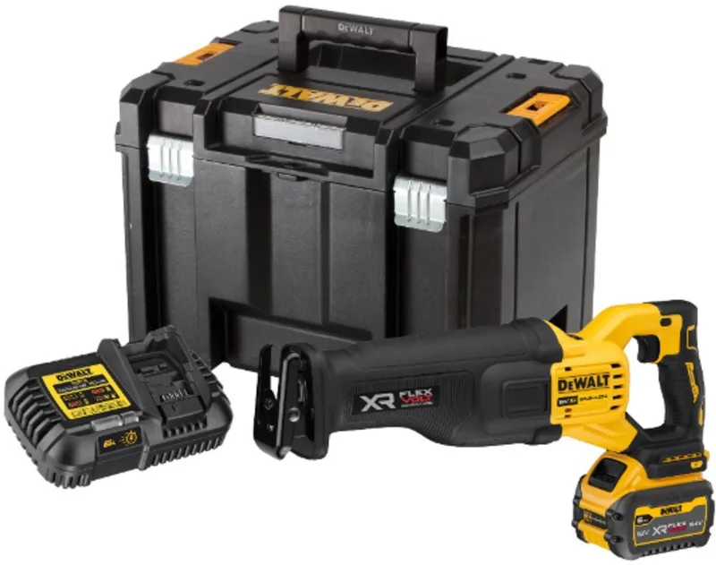 DCS386T1-QW XR FLEXVOLT Advantage Reciprozaag 18V – 6,0Ah Accu – TSTAK de DEWALT – image du produit