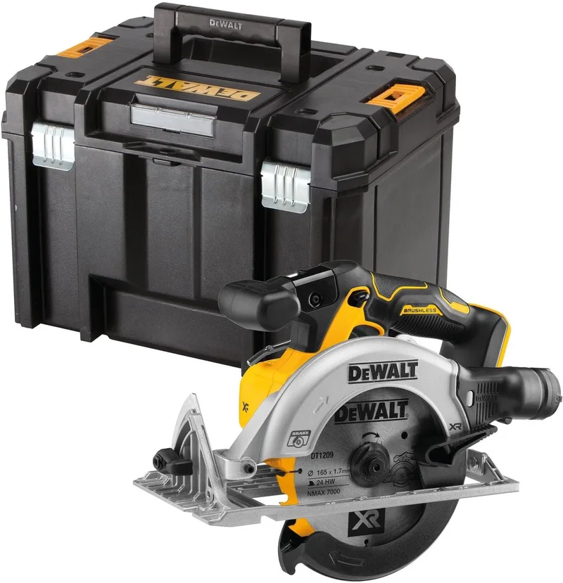 DCS565NT | Accu Cirkelzaag | XR | 18 Volt | 165 mm | Zonder Accu's & Laders de DEWALT – image du produit