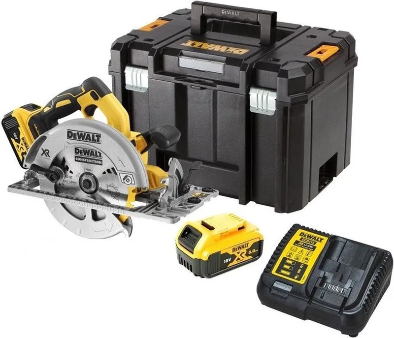 DCS572P2 | Accu Cirkelzaag | XR | FlexVolt | 18 V | 5,0Ah | Li-Ion | 184 mm van DEWALT – productafbeelding