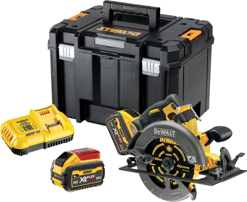 DCS578X2 Accu Cirkelzaag 190mm 54V XR FlexVolt 9.0Ah in TSTAK de DEWALT – image du produit