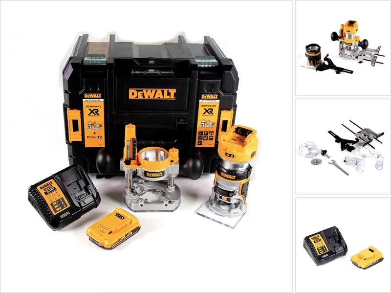 DCW 604 D1 accu combifrees 18V 55 mm + 1x accu 2.0 Ah + 1x snellader in TSTAK de DEWALT – image du produit