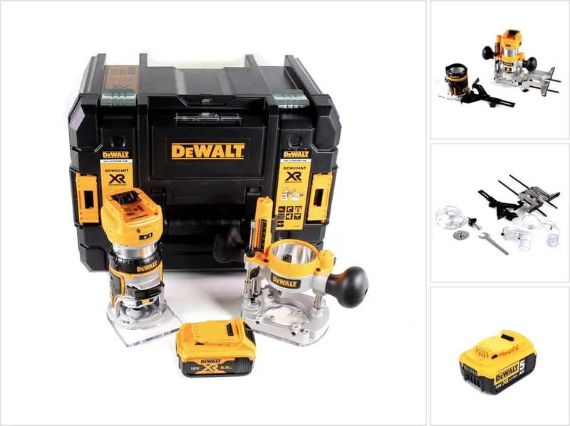 DCW 604 NT accu combifrees 18V 55mm + 1x accu 5.0 Ah in TSTAK - zonder lader von DEWALT – Produktbild