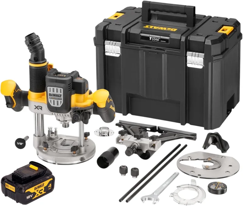 DCW 620 NT accufrees 18 V 12 mm borstelloos + 1x accu 4.0 Ah + TSTAK - zonder lader de DEWALT – image du produit