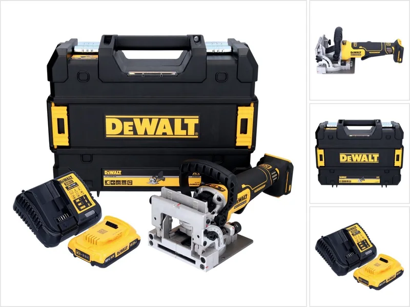 DCW 682 D1T accu platte deuvelfrees 18 V 102 x 20 mm borstelloos + 1x accu 2.0 Ah + lader + TSTAK von DEWALT – Produktbild