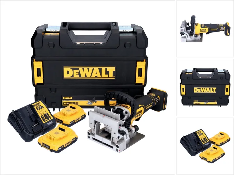 DCW 682 D2T accu platte deuvelfrees 18 V 102 x 20 mm borstelloos + 2x accu 2.0 Ah + lader + TSTAK von DEWALT – Produktbild