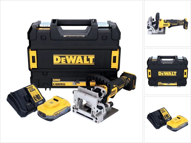 DCW 682 H1T accu platte deuvelfrees 18 V 102 x 20 mm borstelloos + 1x Powerstack accu 5.0 Ah + lader + TSTAK de DEWALT – image du produit