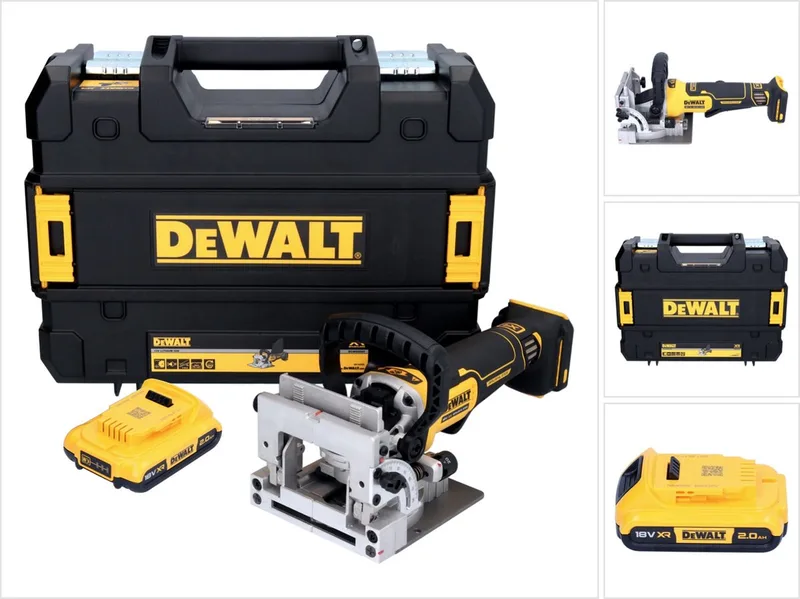 DCW 682 NT accu vlakdeuvelfrees 18 V 102 x 20 mm borstelloos + 1x accu 2,0 Ah + TSTAK - zonder oplader von DEWALT – Produktbild