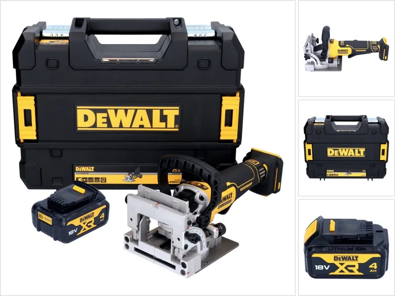 DCW 682 NT accu vlakdeuvelfrees 18 V 102 x 20 mm borstelloos + 1x accu 4,0 Ah + TSTAK - zonder oplader von DEWALT – Produktbild